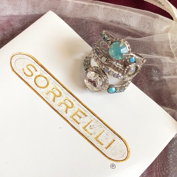 Sorrelli Blue and Silver Rings Collection - Picture 7 of 11